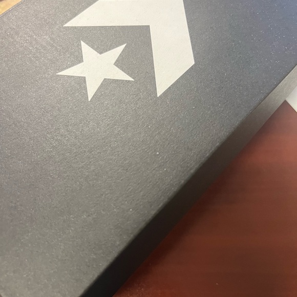 Converse Blue Sneakers with Playful Heart Design baby size 3 - Picture 5 of 7